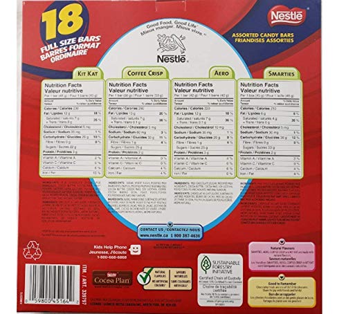 Nestlé Assorted Bars, Pack of 18