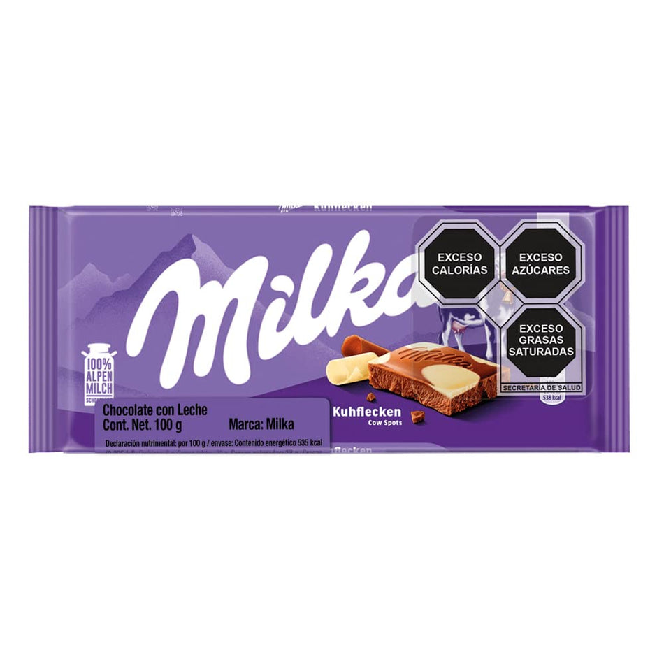 Milka Happy Cows Alpine Milk and White Chocolate Bar 100 g (Pack of 21)