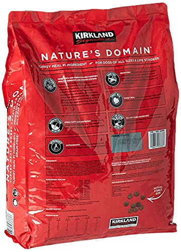 Kirklans Signature Nature's Domain Turkey Dog Food, 35 lb