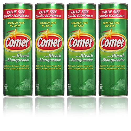 Comet Powder Cleanser with Bleach 25oz, 4 count