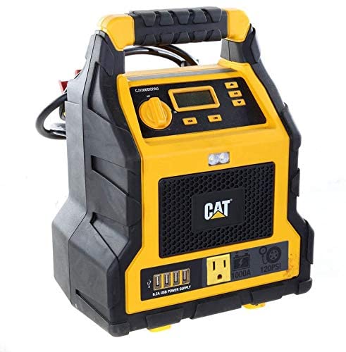 CAT - 3 in 1 Professional Power Station with Jump Starter and Compressor - 4 USB Ports and Outlet