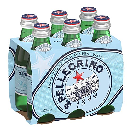 San Pellegrino Sparkling Natural Mineral Water (6x250ml) - Pack of 2