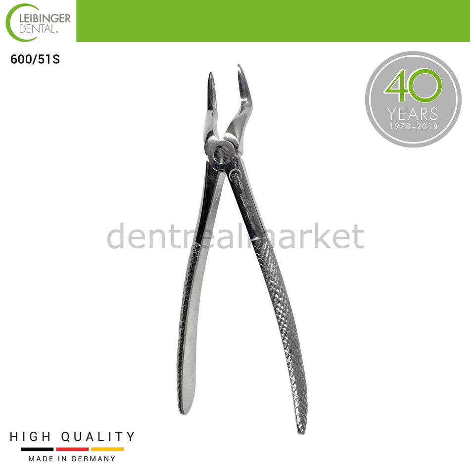 Adult Extracting Forceps 51S - Forceps for Upper Roots