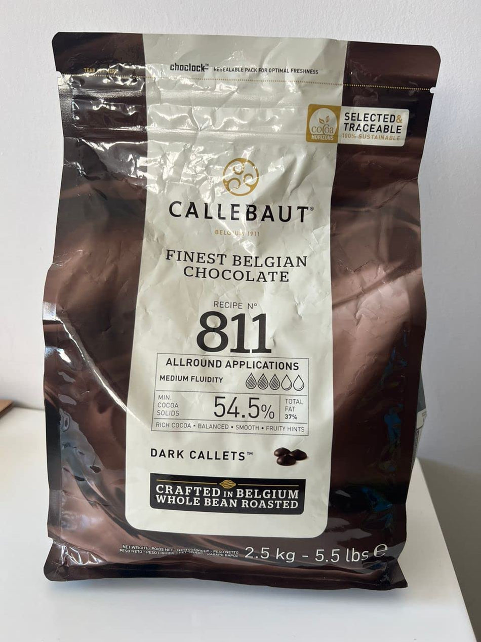 Callebaut Dark Chocolate, 2.5 kg