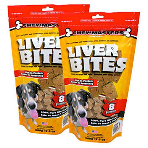 Chewmasters Expect More Freeze Dried Beef Liver Bites 17.6 oz, 2-Pack