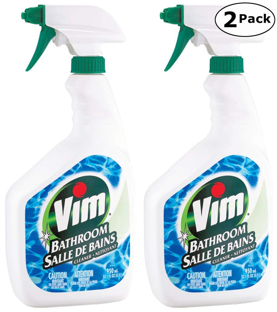 Vim Bathroom Cleaner, trigger spray - 32 Fl Oz(950 ml) x 2 Pack