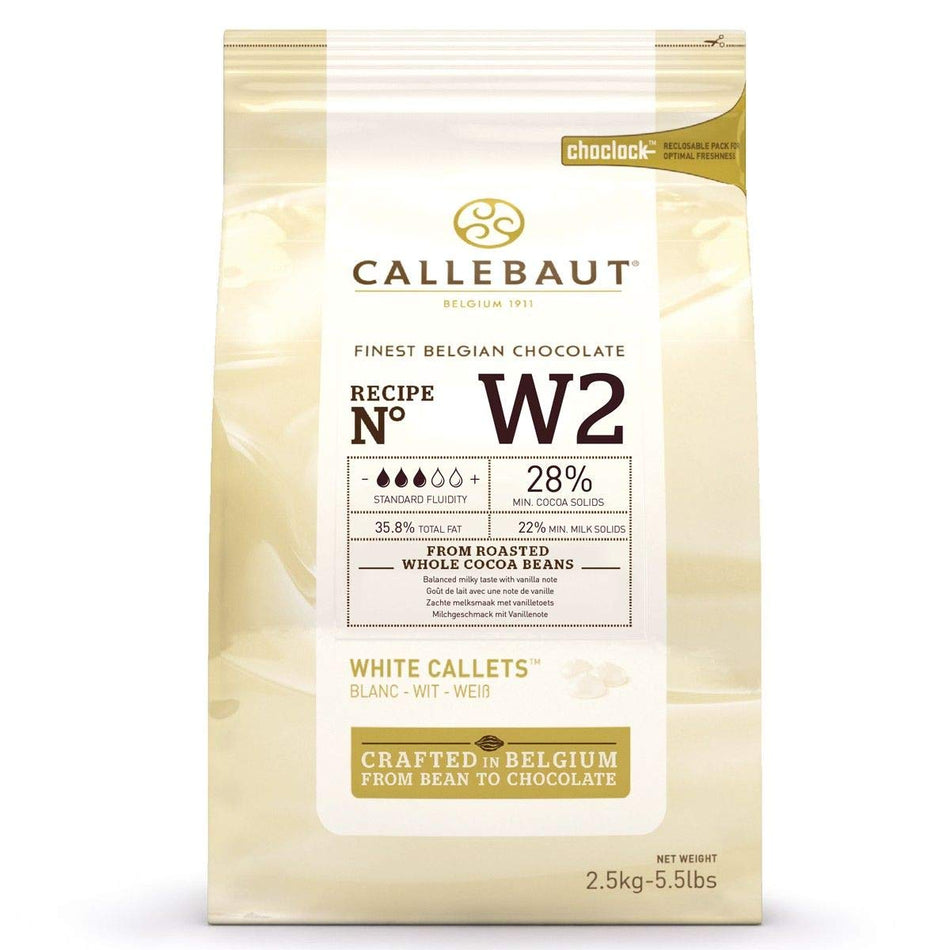 CALLEBAUT Select 28% Chocolat Blanc 2,5 kg