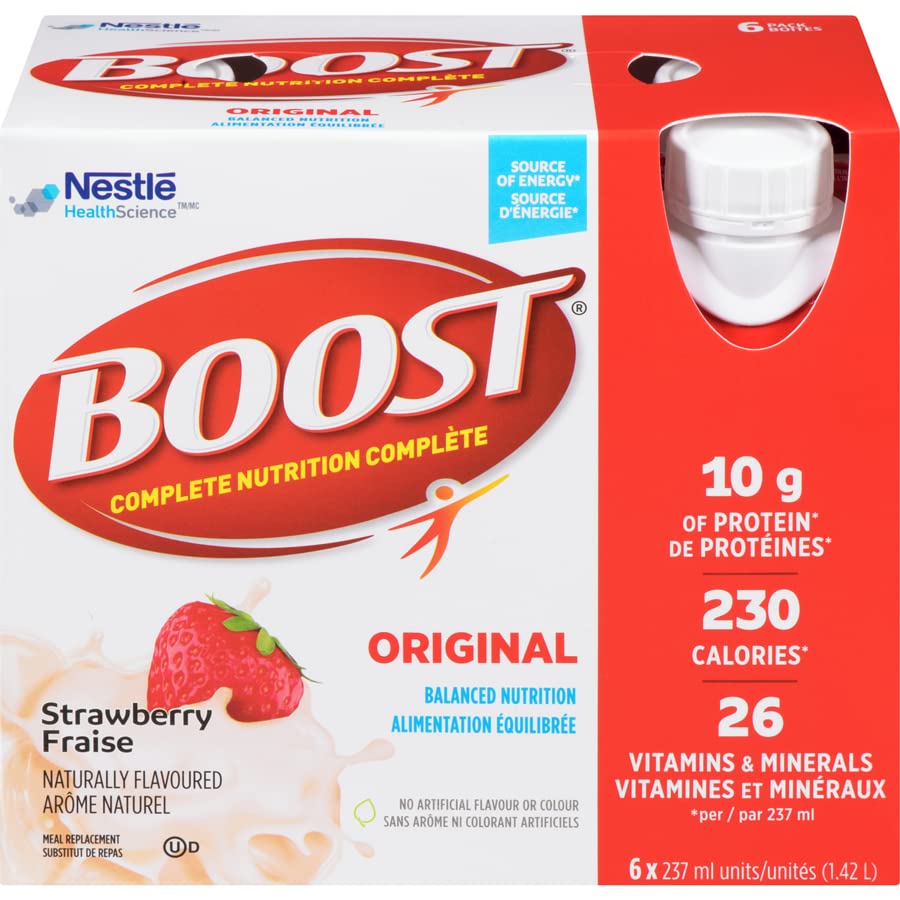 Boost Complete Strawberry original 237 ml 24 Units