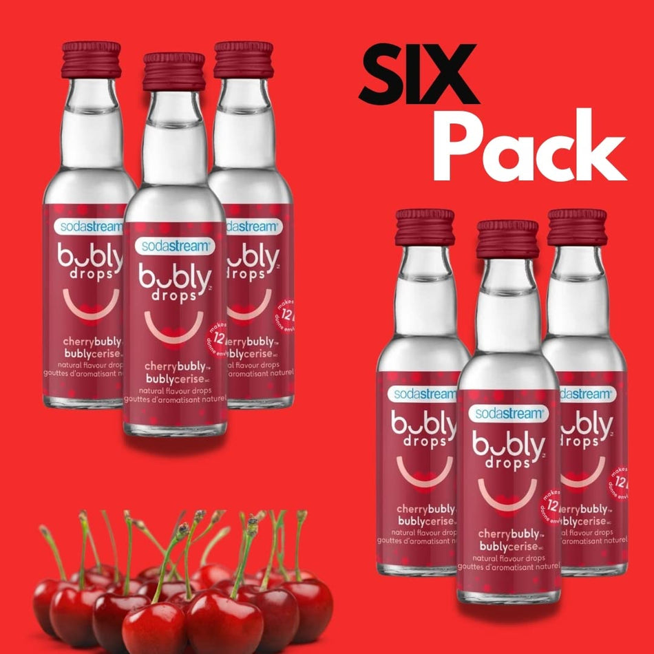 SodaStream bubly Drops Cherry - (6 Pack) - 6x40ml