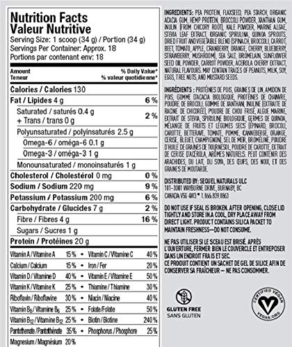 Vega Essentials Nutritional Shake Vanilla (18 Servings, 619g) - Plant Based Vegan Protein, Non Dairy, Gluten Free