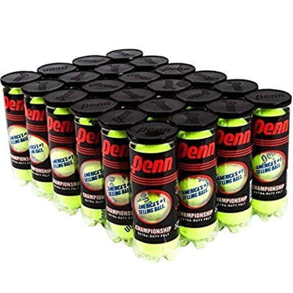 Penn Championship High Altitude Head Tennis Balls – 24 Pack 72 Balls Yellow - USTA & ITF Approved - Official Ball of The United States Tennis Association Leagues - Natural Rubber for consistent Play