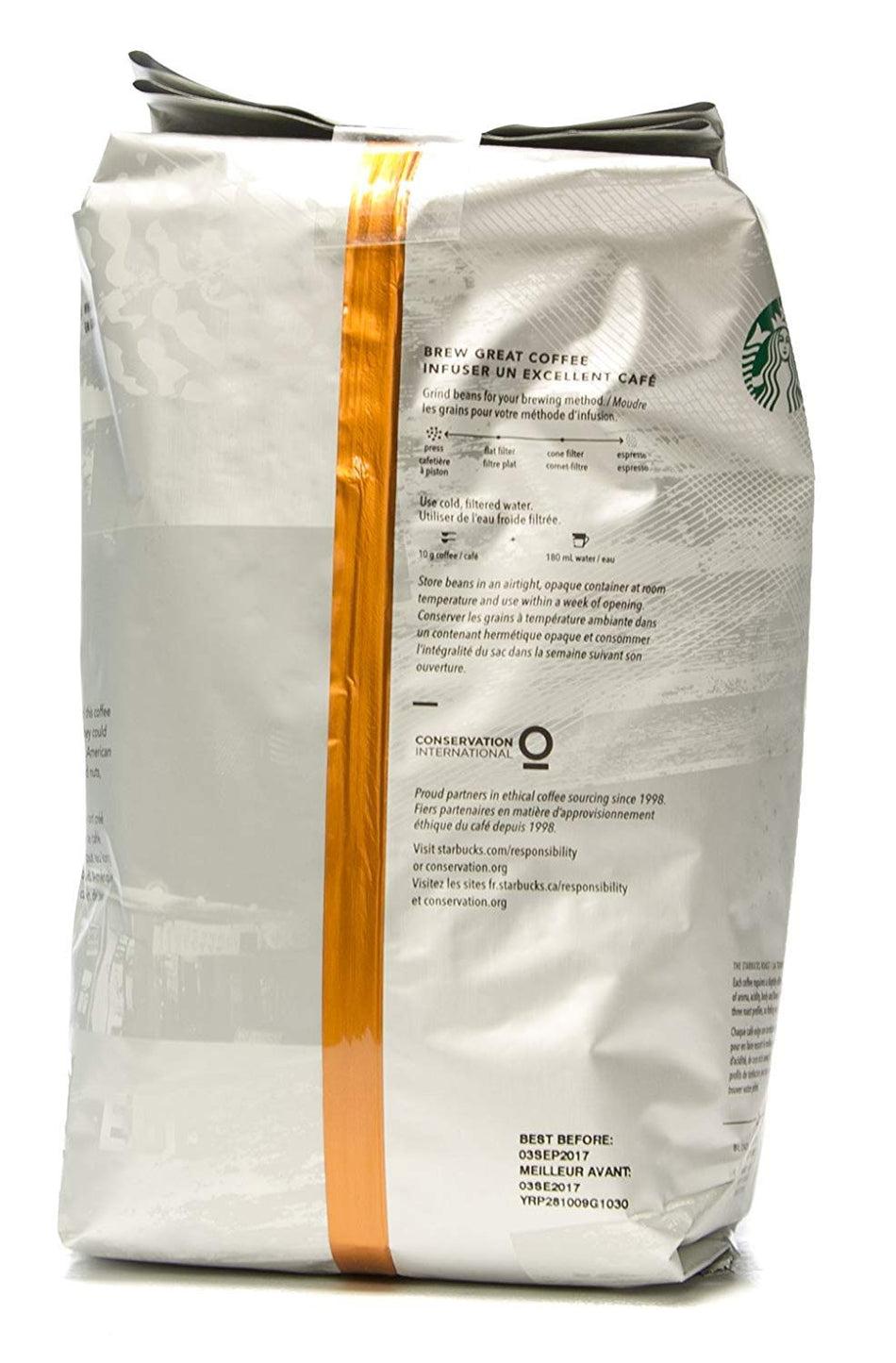 Starbucks Pike Place Medium Roast Whole Bean 100% Arabica Coffee (40 oz.)