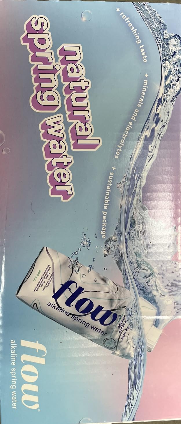 FLOW ALKALINE SPRING WATER 18 X 500ML