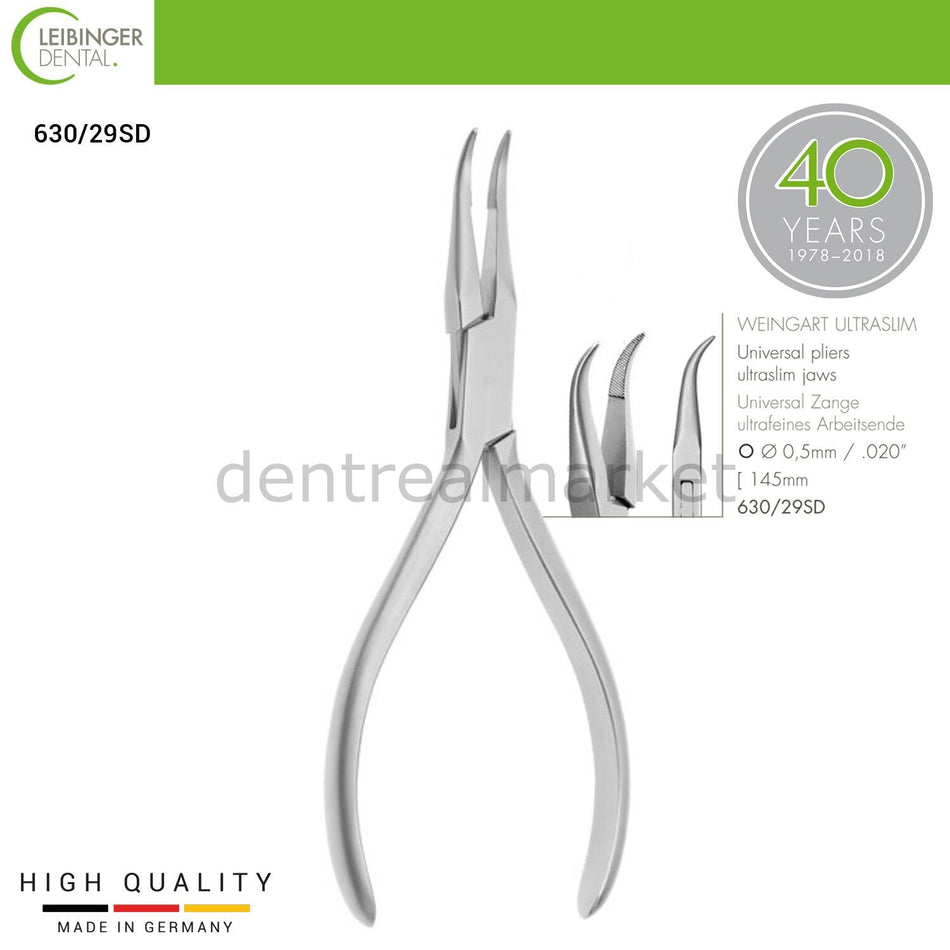 Orthodontic Weingart Ultraslim Universal Pliers - 145 mm