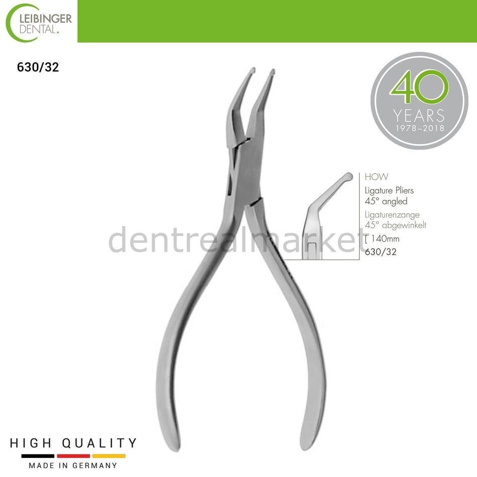 How Ligature Pliers 45° Angled - Ligature Pliers 45° Angled - 140 mm