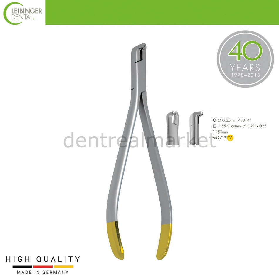 Orthodontic Forceps - Distal End Cutter TC (Safety Hold) - 150 mm