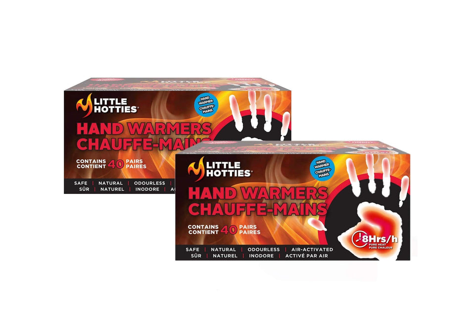 Little Hotties Hand Warmers 80-Pack Air-Activated 8 Hours Durability (80-Pack)