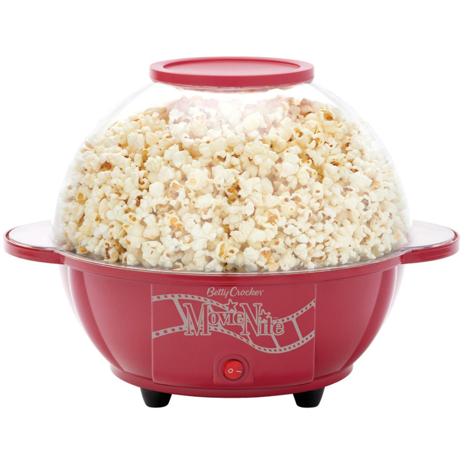 Betty Crocker BC-2970CR Cinema-Style Popcorn Maker, Red