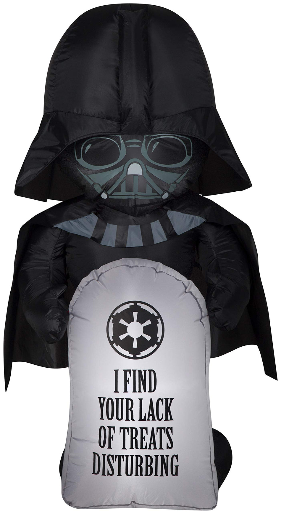 Gemmy 3.5' Airblown Inflatable Stylized Darth Vader w/Tombstone Star Wars