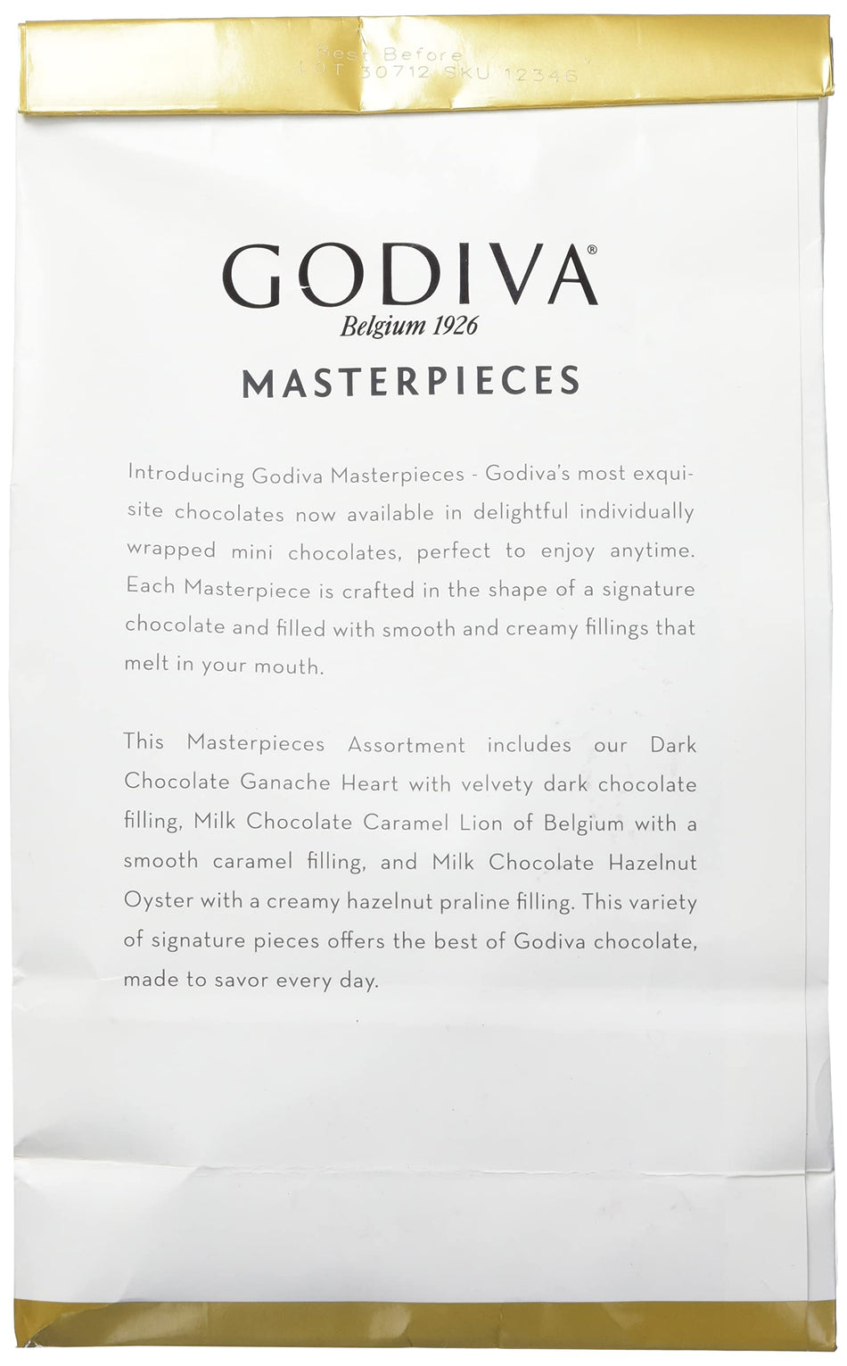 Godiva Masterpieces, 13.25 oz