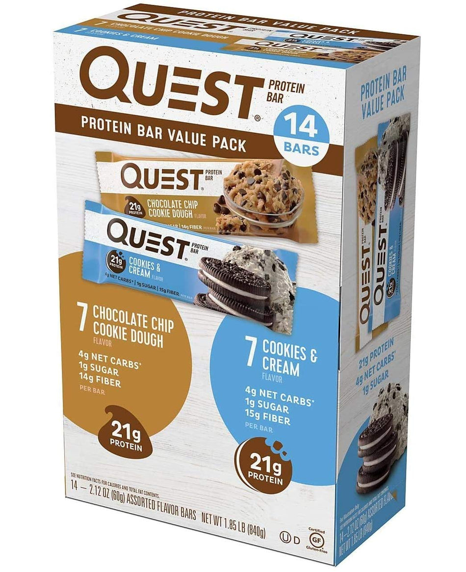 Quest Protein Bar Value Pack 14 × 60 g