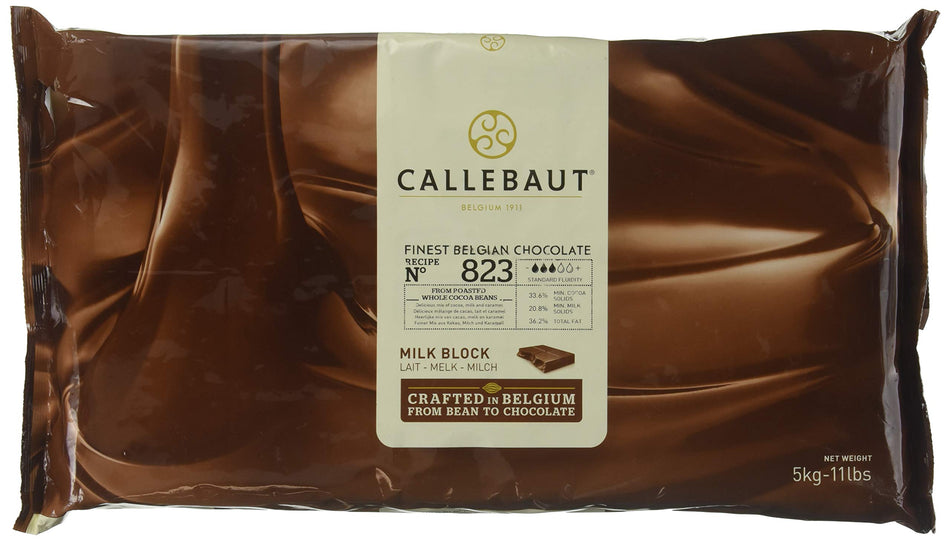 Callebaut 33,6% Bloc de Chocolat de Couverture au Lait 5kg