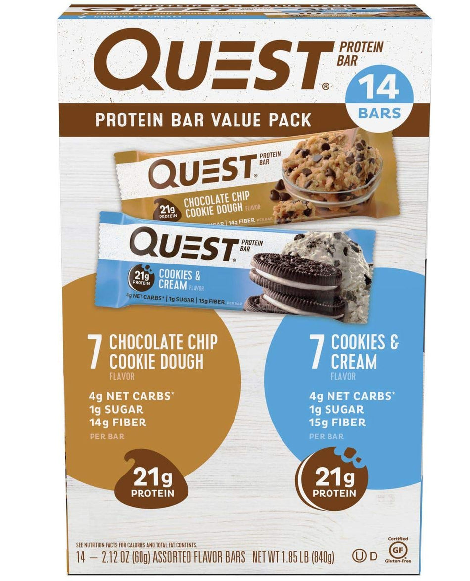 Quest Protein Bar Value Pack 14 × 60 g