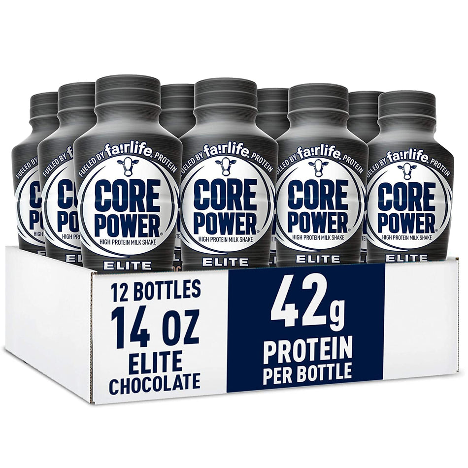 Core Power High Protein Shake 42g Protein Chocolate 12x414ml