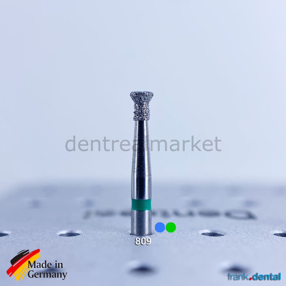Dental Natural Diamond Bur - 809 Inverted Cone Dental Burs - For Turbine - 5 Pcs