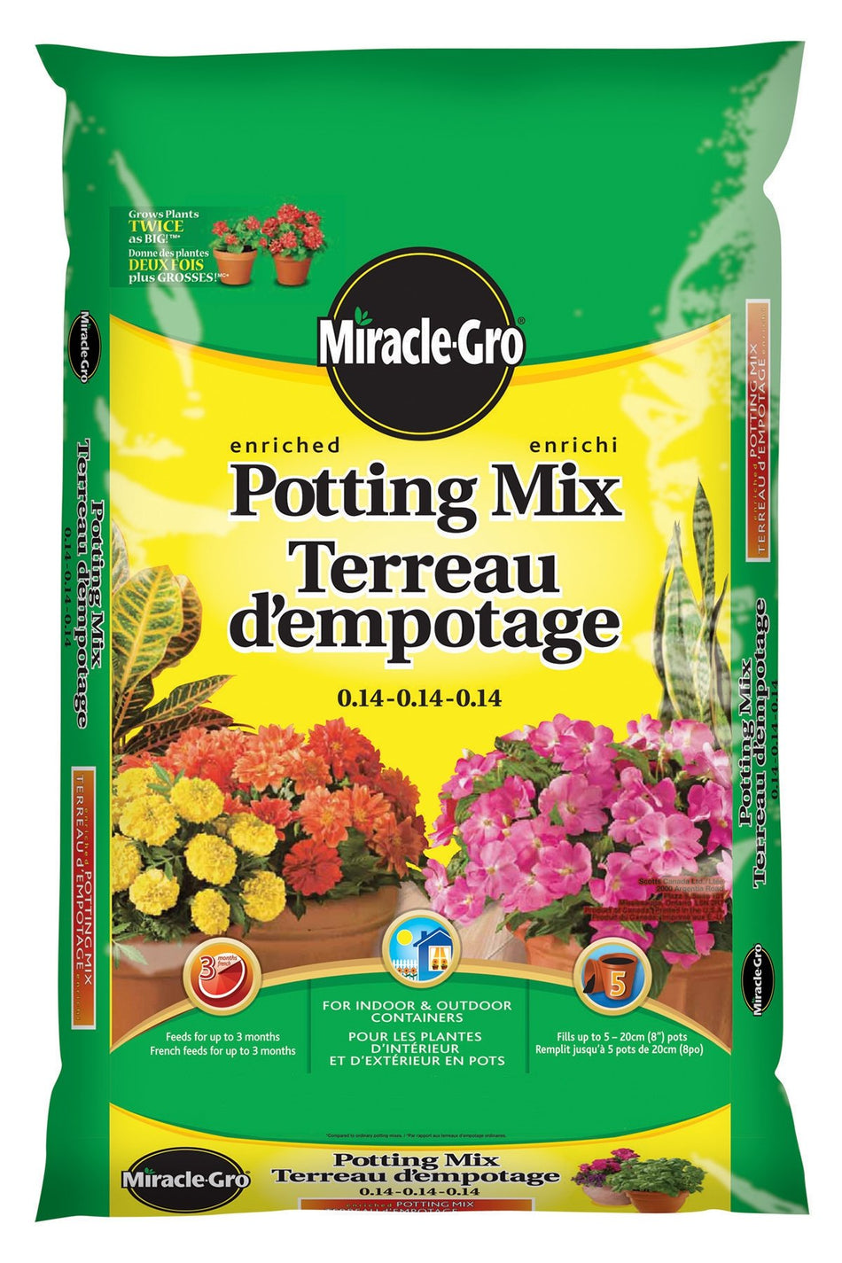 Miracle-Gro Potting Mix, 28.3-Liter