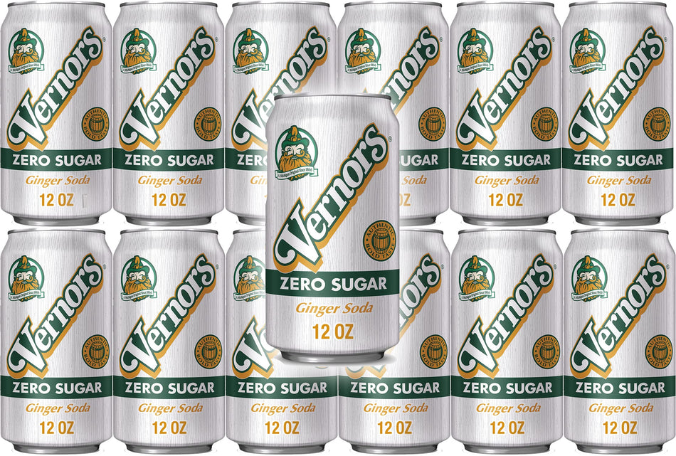 Vernor's Ginger Ale Diet, 12 oz Can (Pack of 12) by Vernor's