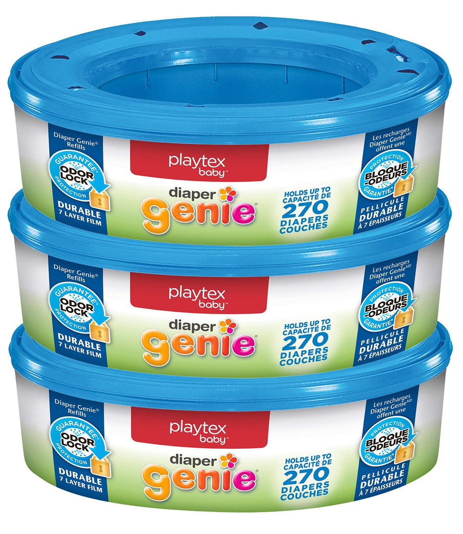 Playtex Diaper Genie Refill, 270 Count (Pack of 3)