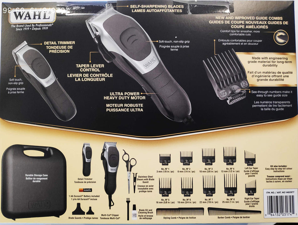 *NEW* WAHL 3174 Deluxe Complete Haircutting Kit 22 Pieces