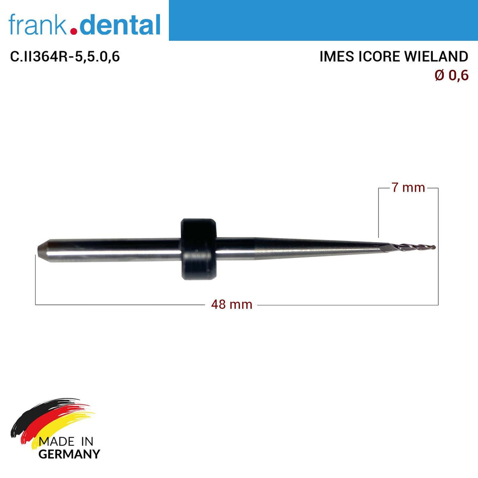 Imes Icore Wieland Cad Cam Drill 0.6 mm