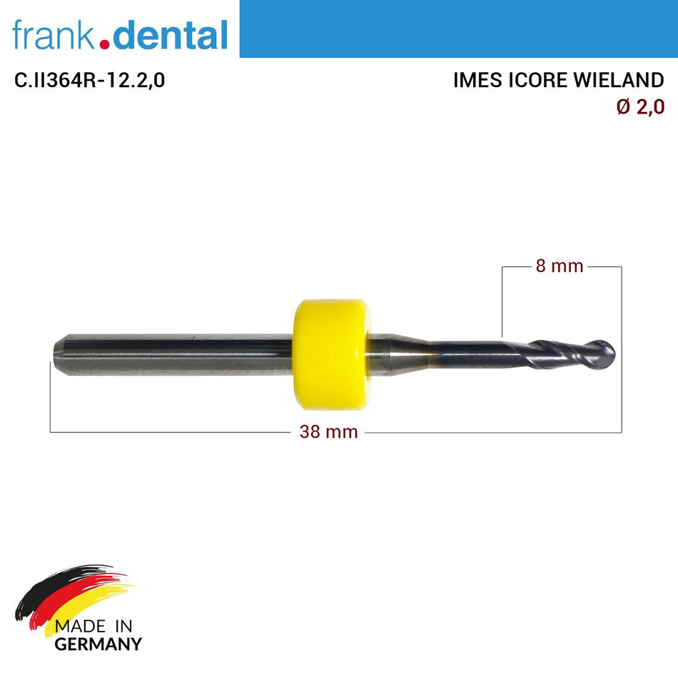 Imes Icore Wieland Cad Cam Drill 2.0 mm