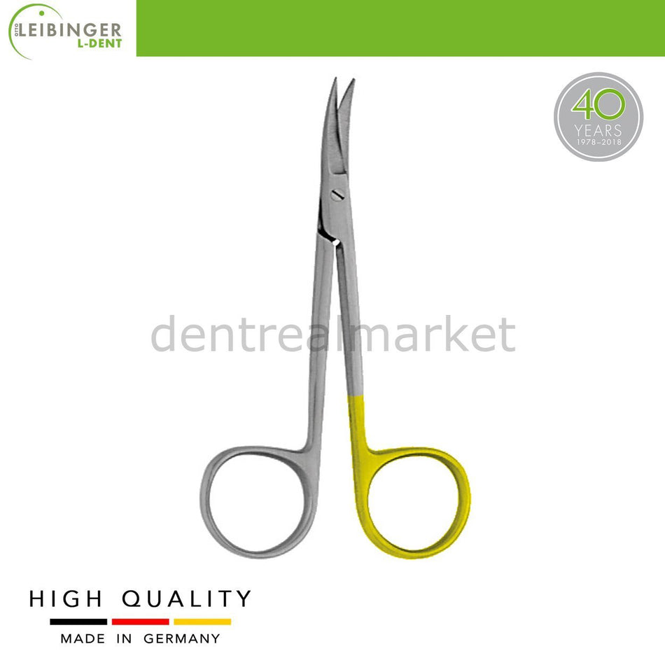 Iris Surgical Super Cut Scissors  - Tungsten Carpide - Curved - 11,5 cm