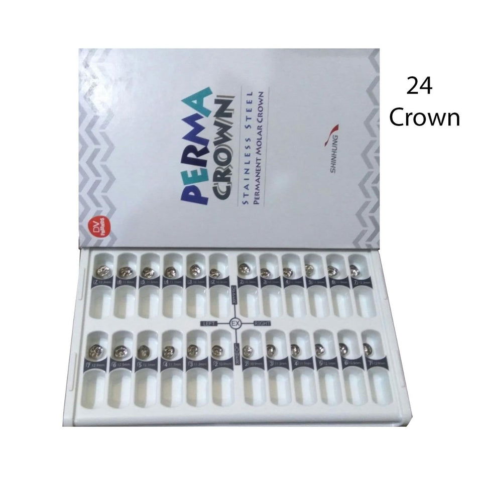 Perma Crown Permanent Molar Crown Kit (24 Crowns)