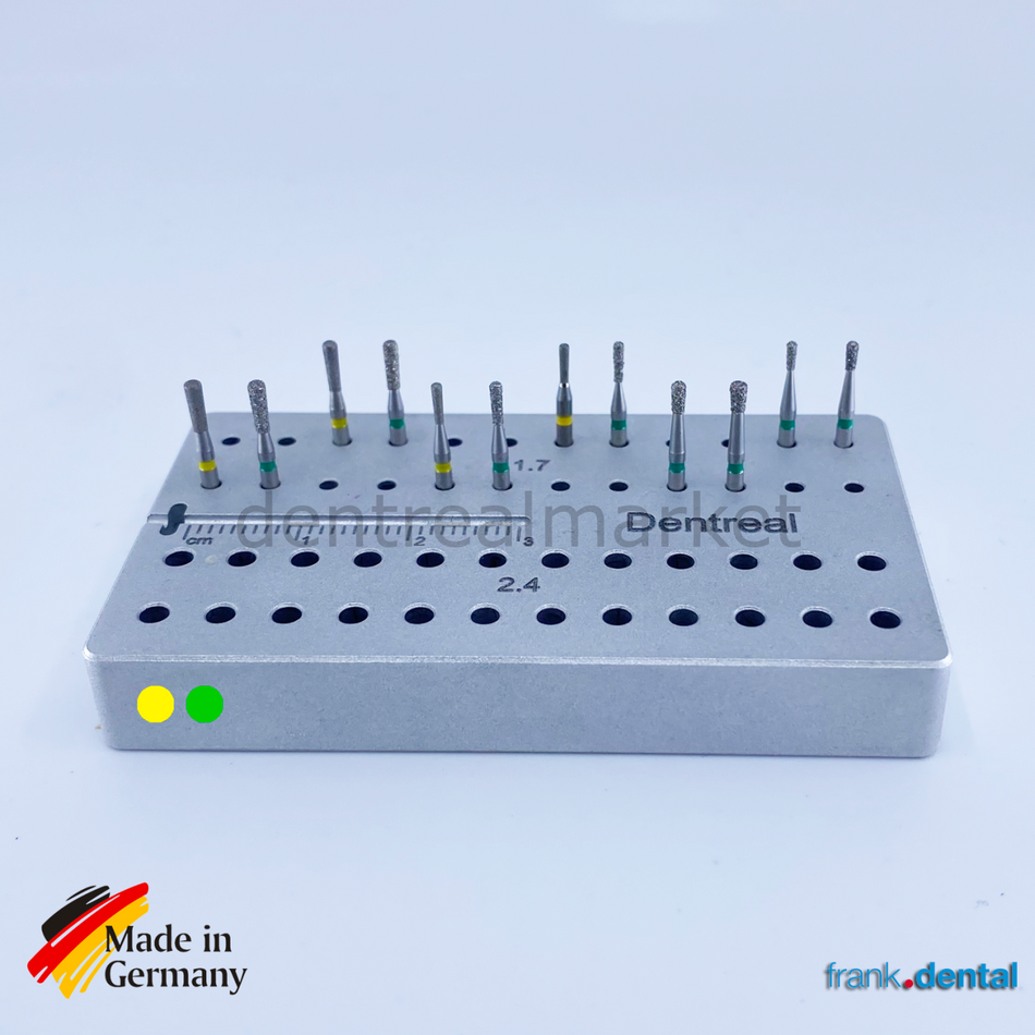 Conical Filler Preparation Dental Natural Diamond Bur Set