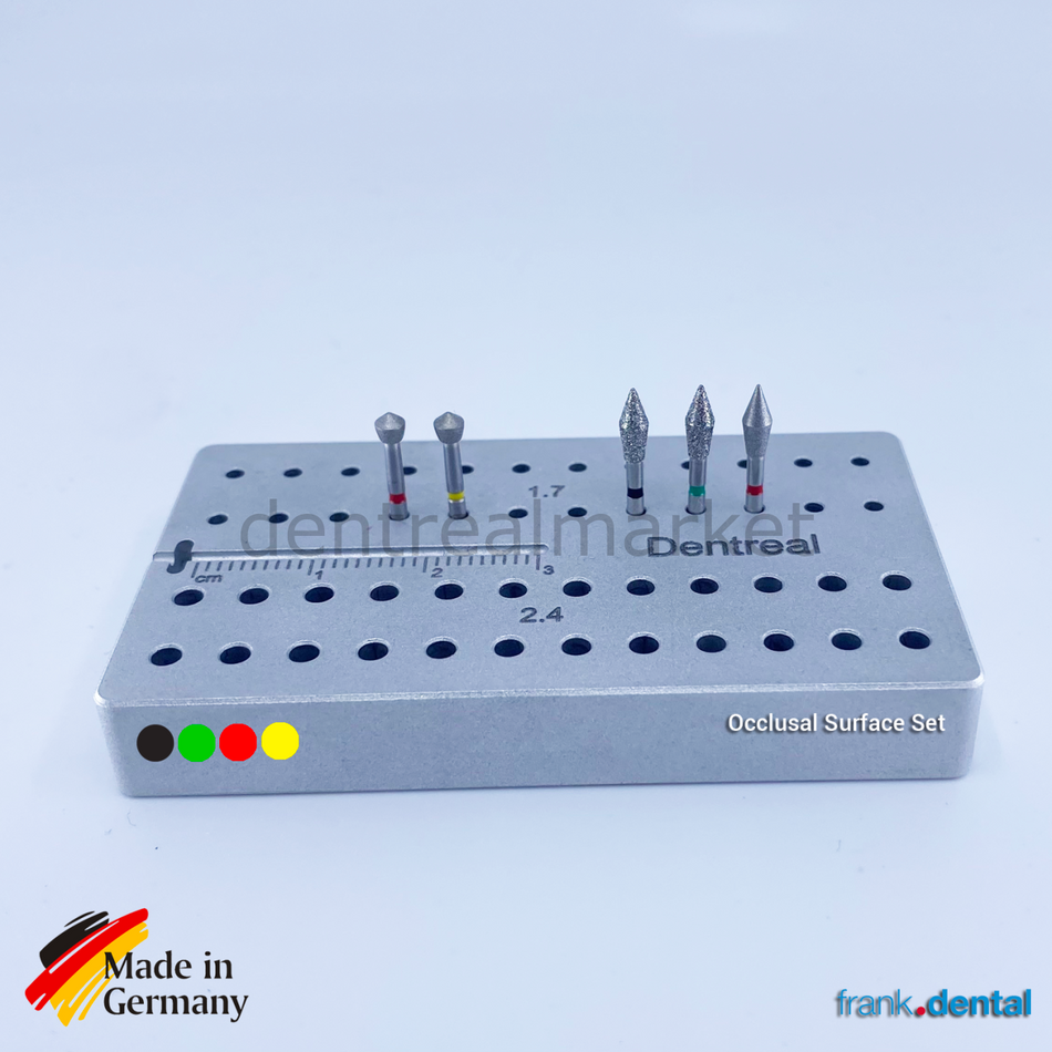 FD.4666 - Occlusal Surface Set - Dental Natural Diamond Burs set