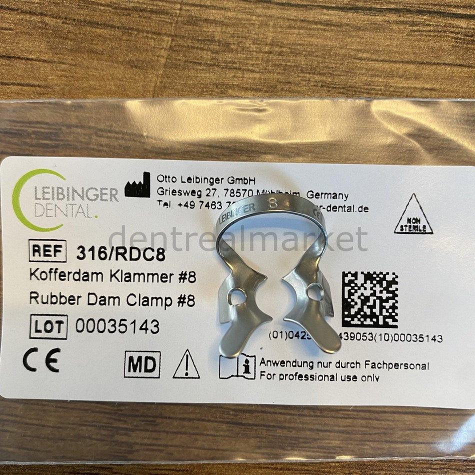 Rubberdam Clamp - Large Clamps for Upper Molars#8